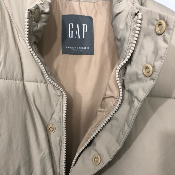Classic Gap Recycled puffer vest large Tall - Picture 5 of 8
